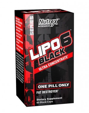 Lipo 6 Black Importado 60 caps Original NUTREX