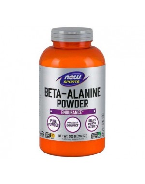 Beta Alanina Pura em Pó 500g NOW Foods