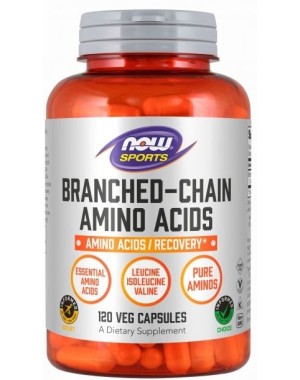 Bcaa 800 mg 120 caps NOW Foods