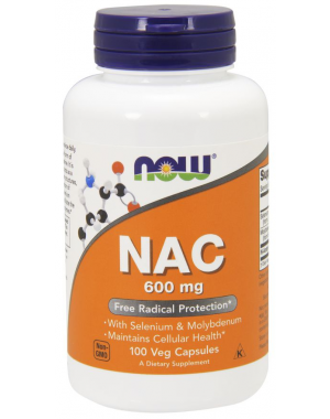NAC 600 mg 100 Veg Capsules NOW Foods