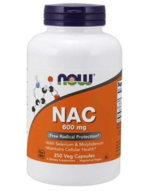 NAC 600 mg 250 Veg Capsules NOW Foods