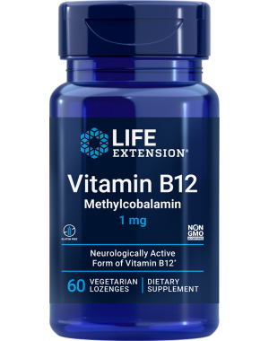 Methylcobalamin metilcobalamina B12 60 lozenges LIFE Extension