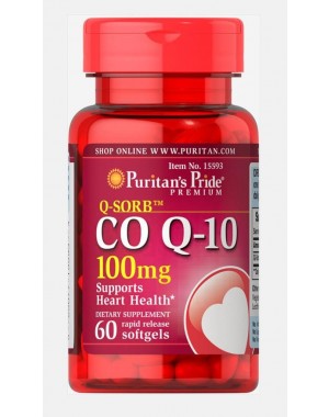 Coq10 100mg 60 softgels PURITANS Pride