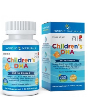 Children's DHA 250 mg Omega 3 90 caps NORDIC Naturals