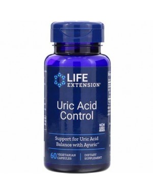 Uric Acid Control 60 Veg Capsulas LIFE Extension 