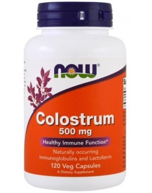 Colostrum 500mg NOW 120 Veg Capsulas