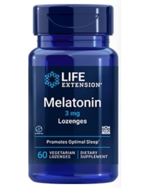 Melatonina 3mg 60 Lozenges LIFE Extension