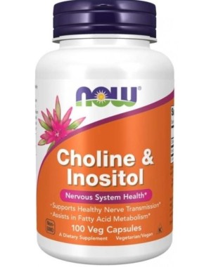 Choline e Inositol 500 mg 100 Veg Capsules NOW Foods