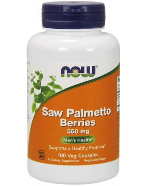 Saw palmetto Berries 550mg 100 veg cápsulas Now 