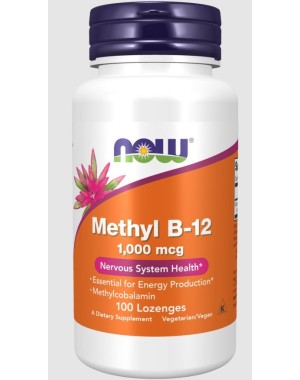 Metil B12 1000mcg 100 lozenges NOW Foods