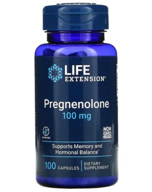 Pregnenolone 100 mg 100 capsules LIFE Extension