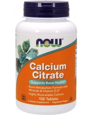 Calcium Citrate 100 tablets NOW Foods