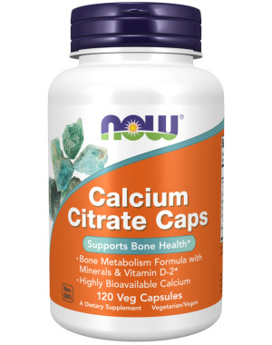 Calcium Citrate Caps, 120 Veg Capsules