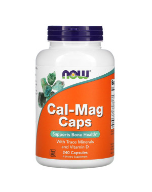 Cal-Mag Caps with Vitamins D and K, 240 Capsules