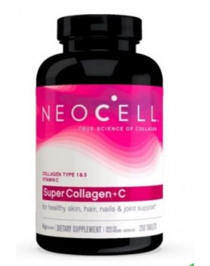 Super Colageno + Vitamin C 6000 mg 250 Tablets NEOCELL venc: 03/22
