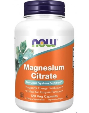 Magnesio citrate 120 veg capsules NOW Foods