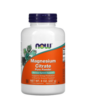 Magnesium Citrate Pure Powder, 8 oz (227 g) Now