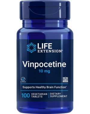 Vinpocetine, 10 mg, 100 Vegetarian Tablets