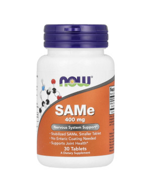 SAMe, 400 mg, 30 Tablets Now