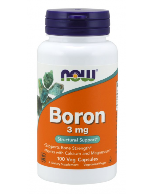 Boron 3 mg 100 Veg Capsules NOW Foods