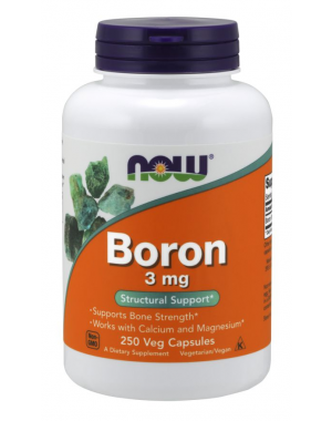 Boron 3 mg 250 Veg Capsules NOW Foods