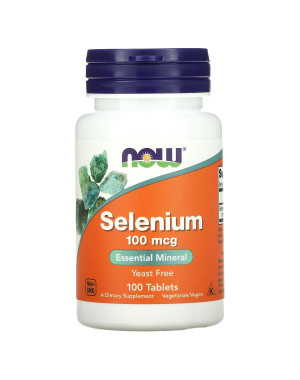 Selenium, 100 mcg, 100 Tablets Now foods