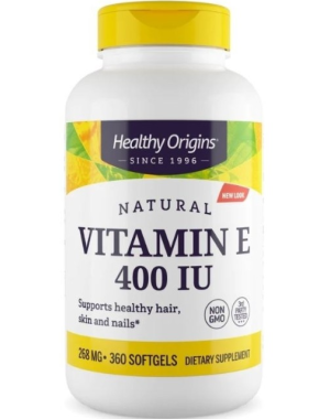 Vitamina E 400 360softgels HEALTHY Origins