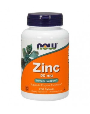 Zinco 50mg 250 tablets NOW Foods