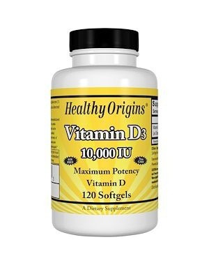 Vitamina D3 10.000 IU 120 Softgels HEALTHY Origins