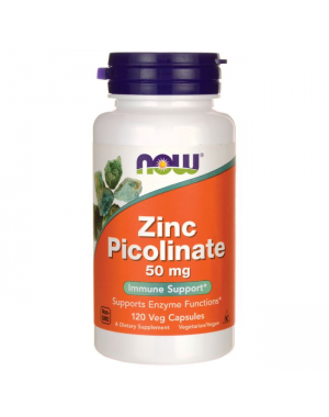 Zinco Picolinate  50mg 120 Veg Caps NOW Foods