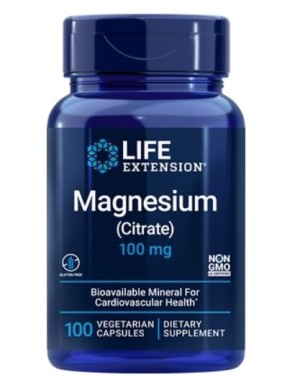 Magnesium (Citrate) 100vegcaps LIFE Extension