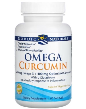 Omega Memory com Curcumin 60 count NORDIC Naturals