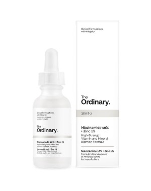 Niacinamide 10% + Zinc 1% High Strength Vitamin and Mineral Blemish The Ordinary 30ml