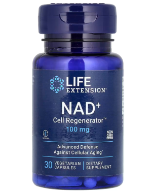 NAD+ Cell Regenerator 100 mg, 30 vegetarian capsules Life Extension