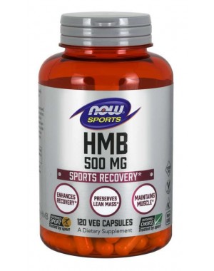 HMB 500mg 120 veg capsules NOW Foods