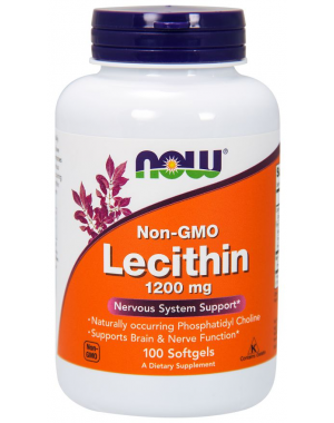 Lecithin 1200 mg 100 Softgels NOW Foods