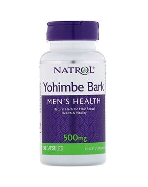 Yohimbe Bark 500mg 90 capsules NATROL