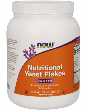 Nutritional Yeast Flakes 284g NOW Foods