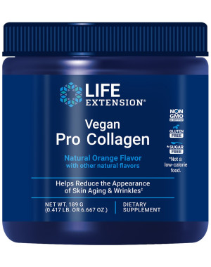 Life Extension, Vegan Pro Collagen, Natural Orange, 6.667 oz (189 g)