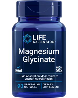 Magnesium Glycinate 90 vegetarian capsules Life Extension