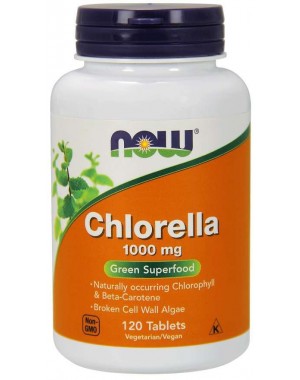 Chlorella 1000 mg 120 Tablets NOW Foods