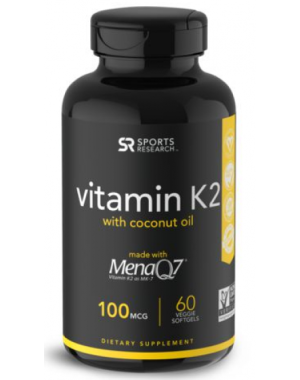 Vitamina K2 MK 7 100mcg 60 veggie softgels SPORTS Research