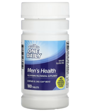 One Daily, Men's Health, 100 Tablets 21st Century