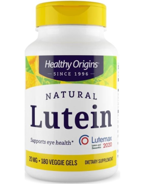 Lutein (Lutemax 2020) 20mg 180 veg softgels Healthy Origins