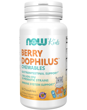 Berry Dophilus 60 Chewables NOW Foods