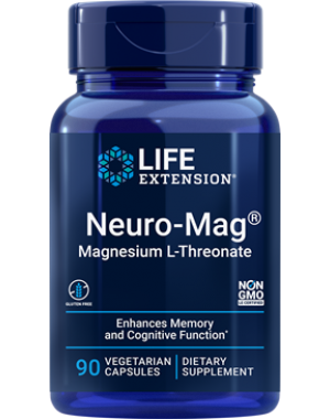 Neuro Mag L Threonate de magnésio 90 vegetarian capsules LIFE Extension