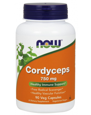 Cordyceps 750 mg 90 Veg Capsules NOW Foods