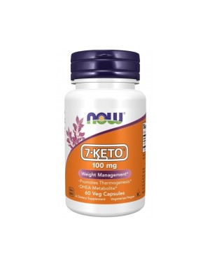 7 Keto 100mg 60 veg caps NOW Foods