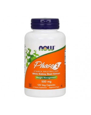 Phase 2 500 mg 120 Veg Capsules NOW Foods 