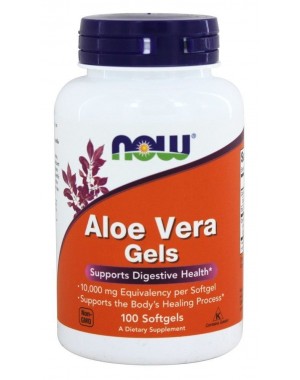 Aloe Vera Gels 10,000mg 100 softgels NOW Foods